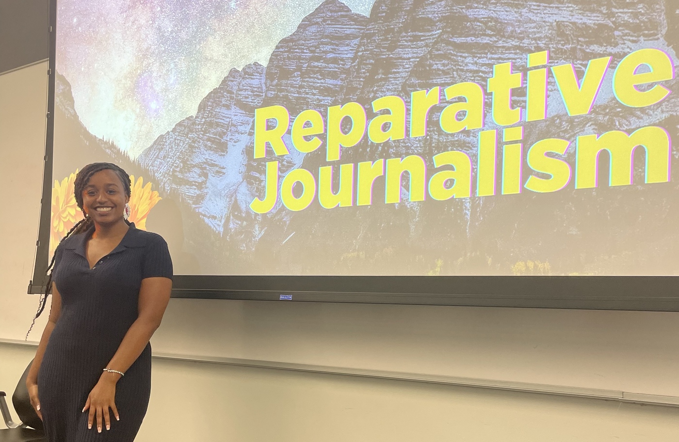 Reparative Journalism Program Manager Diamond Hardiman at USC Annenberg