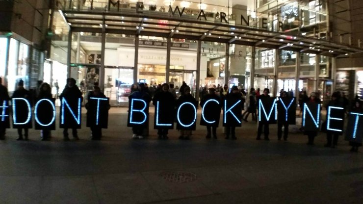 Net Neutrality protest